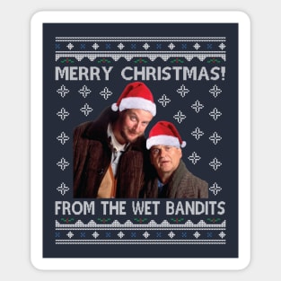 Merry Christmas From The Wet Bandits Home Alone Sticker